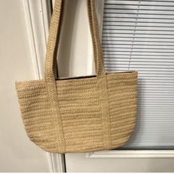 Draper James straw purse