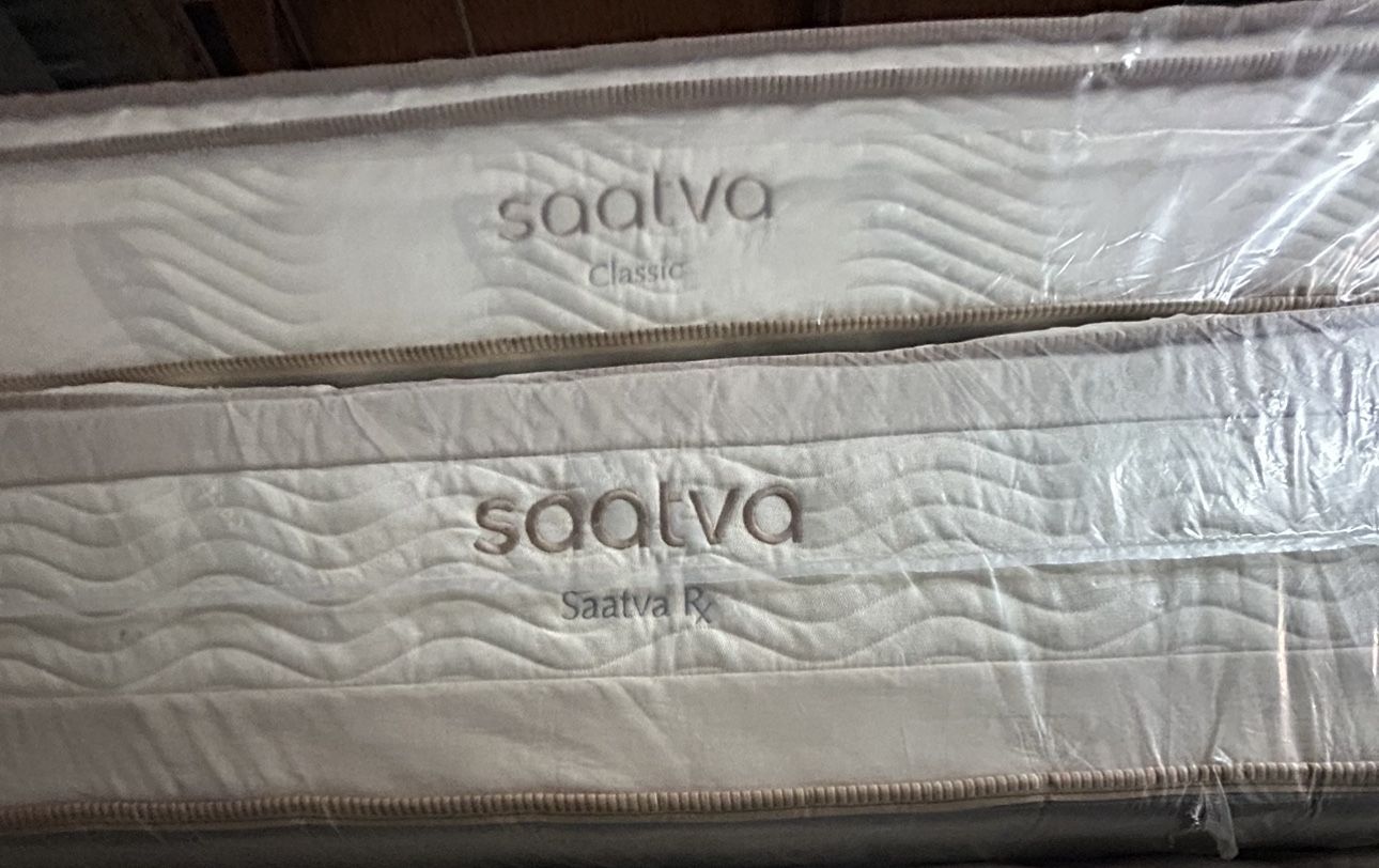 Luxury Saatva & Tempur-Pedic Mattresses – 50-80% Off! • Brand New, Minor Blemishes (Nothing That Affects Comfort) • King, Queen, Full, T