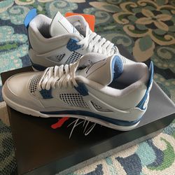 Nike Jordan 4 Retro Industrial Blue 2024 US Male Size 10.5 &11