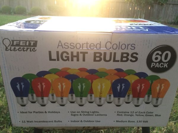 Feit Electric 60pack Orted Colors Light Bulbs For In Galt Feit Electric 60pack Orted Colors Light Bulbs