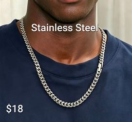 Stainless Steel Cuban Necklace