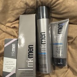 MKMen Skincare & Grooming Kit – Beard Oil, Facial Wash, Shave Foam & After-Shave Gel