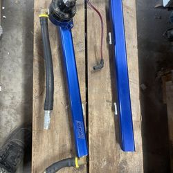 86-93 5.0L Mustang BBK High Flow Aluminum Full Rail Kit with Accufab Fuel Pressure Regulator 