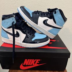 Jordan 1 High UNC Patent Women’s Sz 8