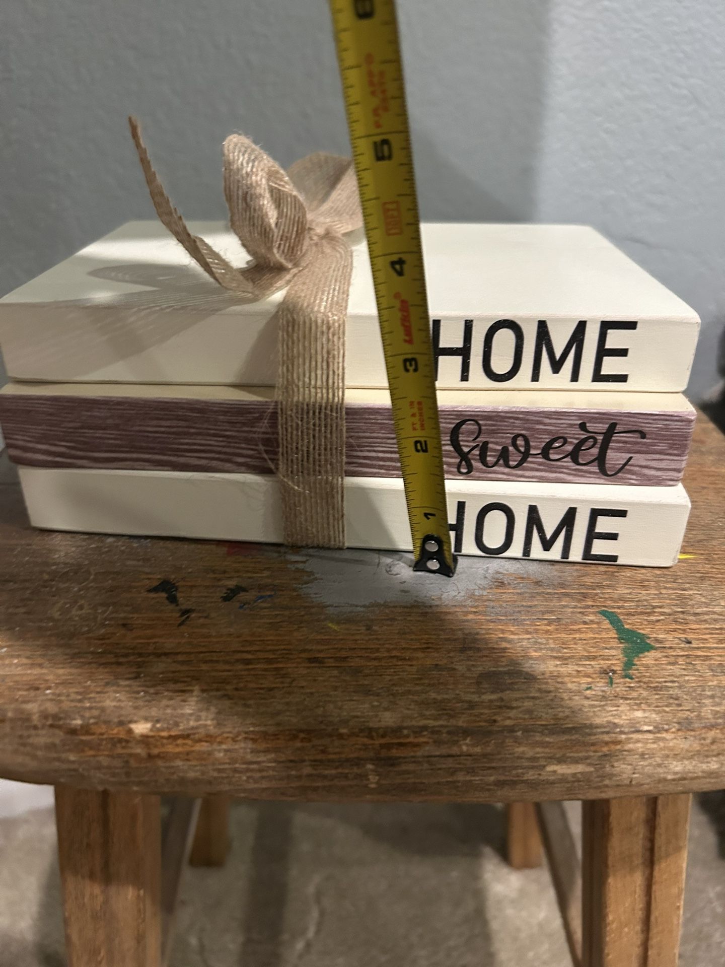Home Sweet Home Decor Faux Books