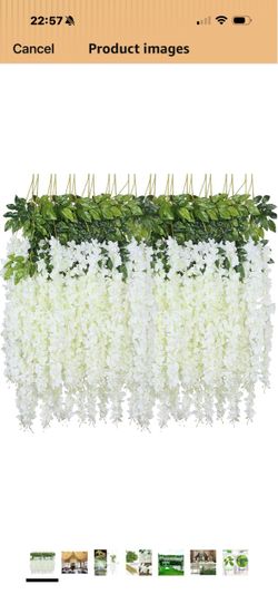 Fake flowers 12 piece