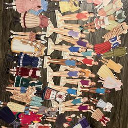 American Girl Magazine Cut Paper Dolls & Outfits 