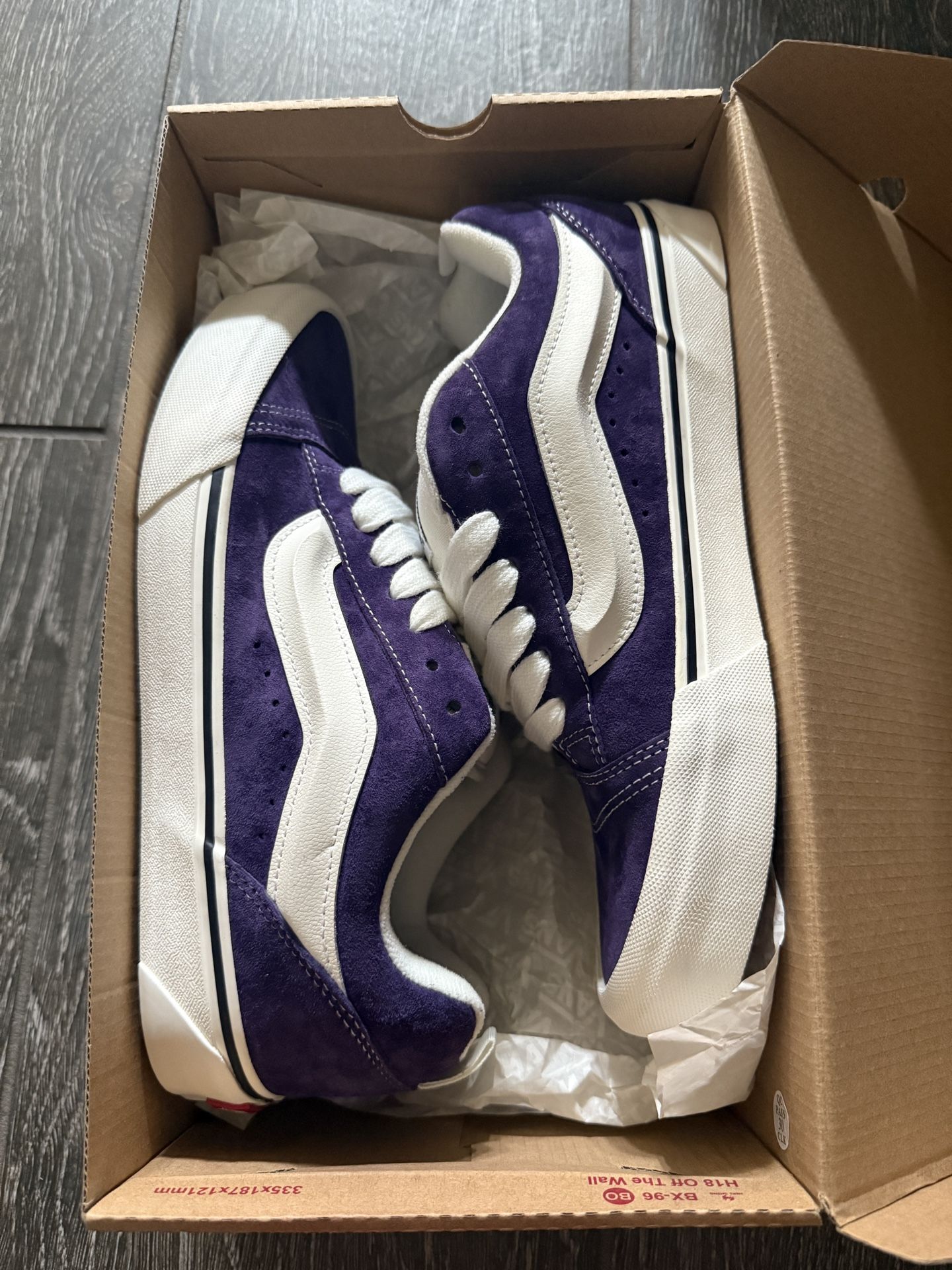 Vanes Knu Skool Purple Size 9.5