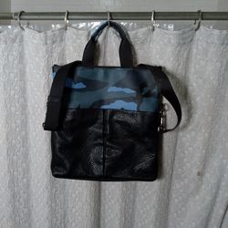Coach Charles Fold over Tote Camo