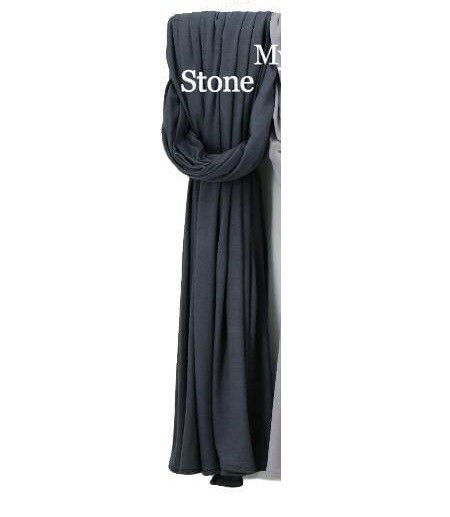 Womens Stone Grey Premium Jersey Hijab