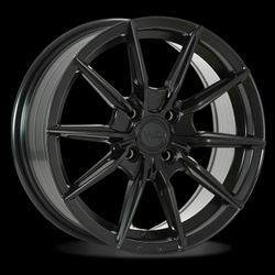 15X6.5 WDIM-515-5 SATIN BLACK Wheels