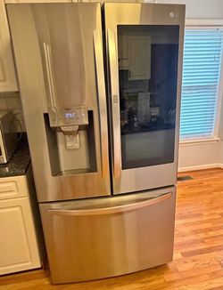 LG ThinQ French Door Refrigerator Stainless Steel