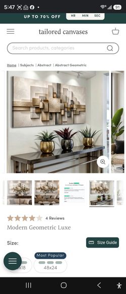 Canvas Art 30 x 60