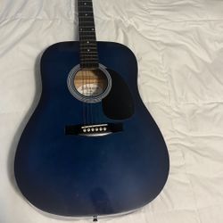 Johnson JG-610-BL Player Series Dreadnought Acoustic Guitar