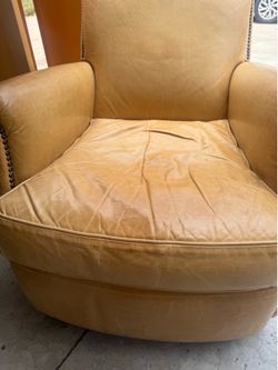Restoration Hardware Leather Recliner