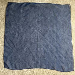 Blue Sheer Square Scarf 27x27”