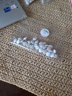 Light Ivory Satin Covered Buttons, Size 12