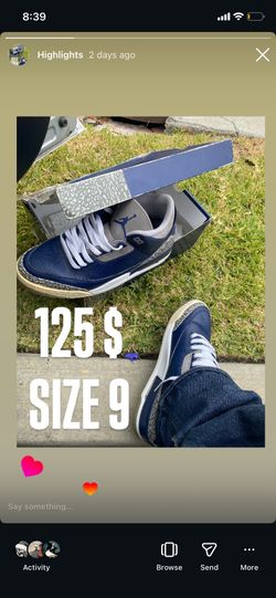 Jordan 3s navy midnight