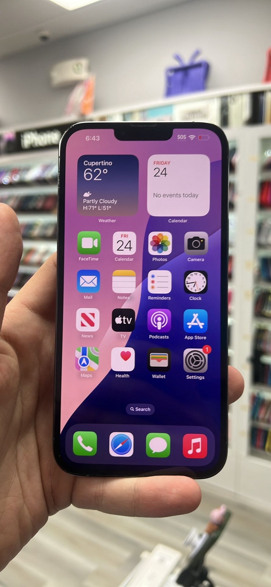 iPhone 13 Pro Max 256GB *Unlocked* + *With Warranty* + *With Charger* + 