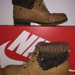 Tan boots