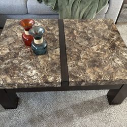 3-Piece Living Room Table Set – Lift-Top Coffee Table + 2 End Tables w/ USB (Ashley Furniture)