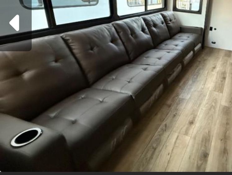 5 Seat RV Sofa with 5 Recliner modes