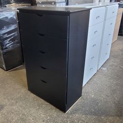 Black Chest Of Drawers, Cajonera Negra