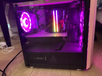 Pink pc/computer for gaming and work