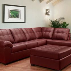 Brand New Leather Sectional Sofa
