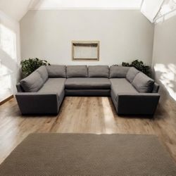 Restoration Hardware Maxwell U - Sofa Bench Cushion Sectional Couch. Retail 20.4K. We Deliver & set up. 