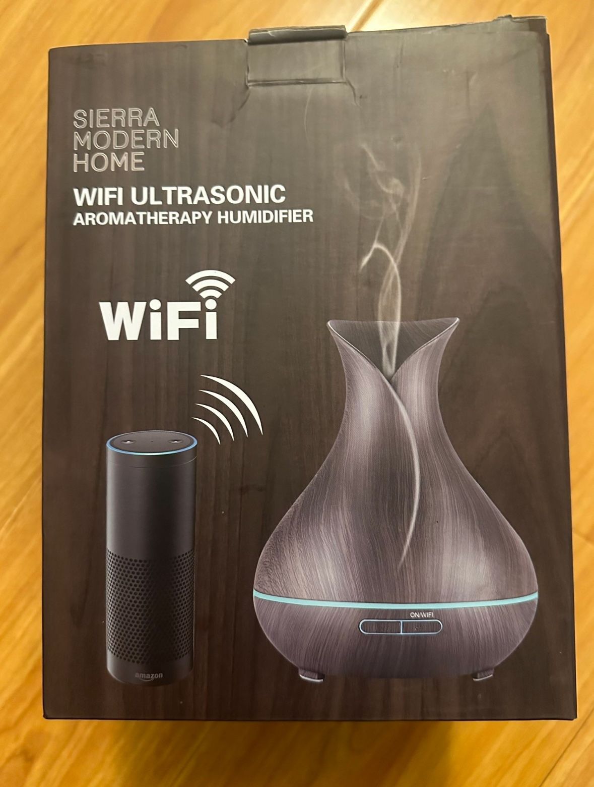 Smart WiFi Wireless Essential Oil Aromatherapy 400ml Ultrasonic Diffuser & Humidifier with Alexa & Google Home Phone App & Voice Control - Create Sche