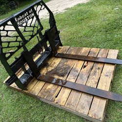 5500 Lbs Capacity Forks For Skid Steer Or Tractor