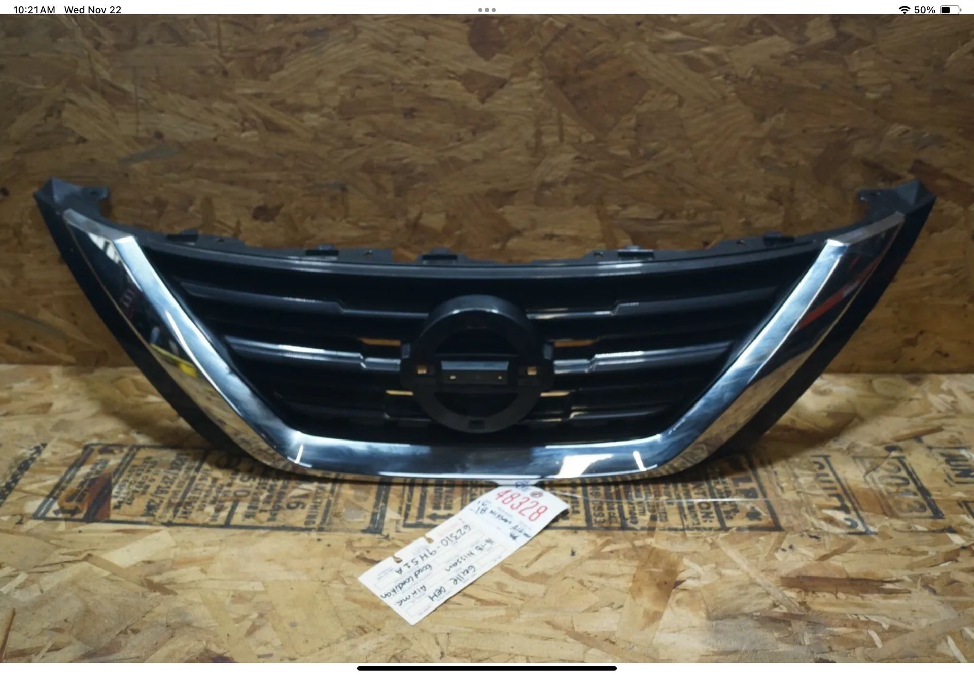 2016 2018 NISSAN ALTIMA FRONT GRILLE OEM