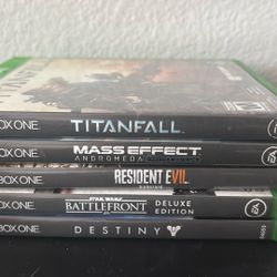 5 xbox games (send best deal, not free)