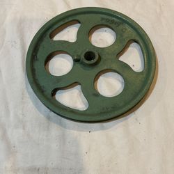 Vintage 10 inch belt pulley