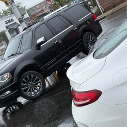 Oem 22” Inch Lincoln/ford Rims And Tires 