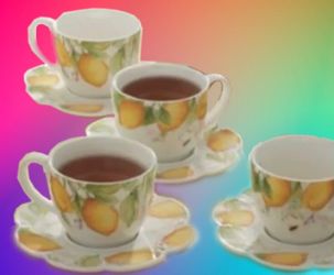 Juego de té, limonero