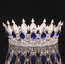 Silver/Blue Crown