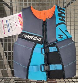 (3) hyperlite ski vests, CGA, 55 - 88 lbs, NEW, $35 each
