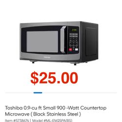 New Toshiba Microwave