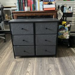 Dresser 6 Drawer Grey