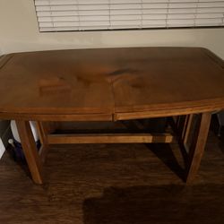 Solid Wood Dining Room Table - Excellent Condition - 72*42 Inches