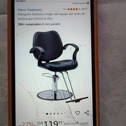 Silla De Peluquería Sencilla