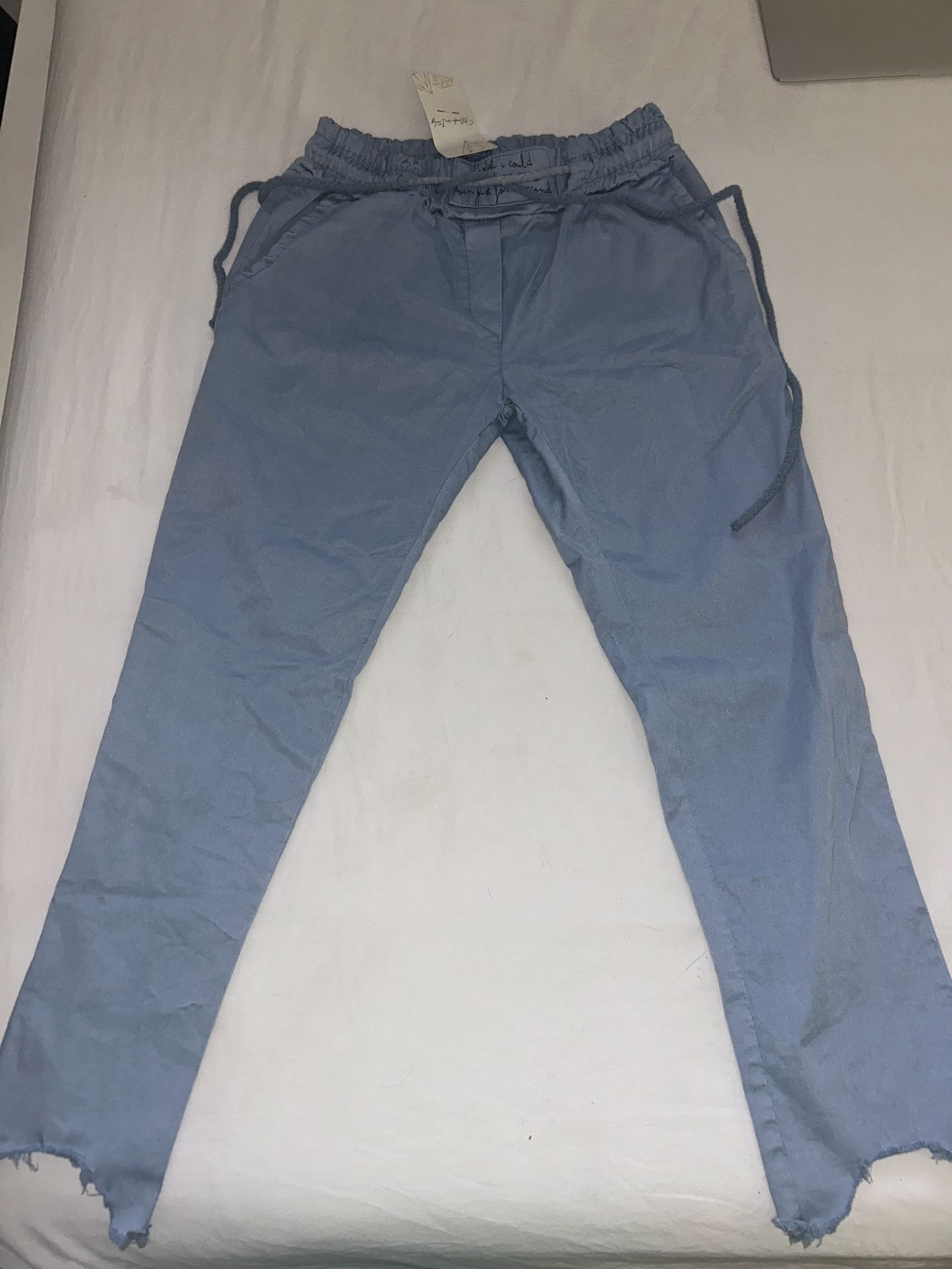 Light Blue Jogger Pants Size S