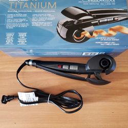Babyliss Pro Titanium Curl Genius Professional Hair Curling Machine. New! 