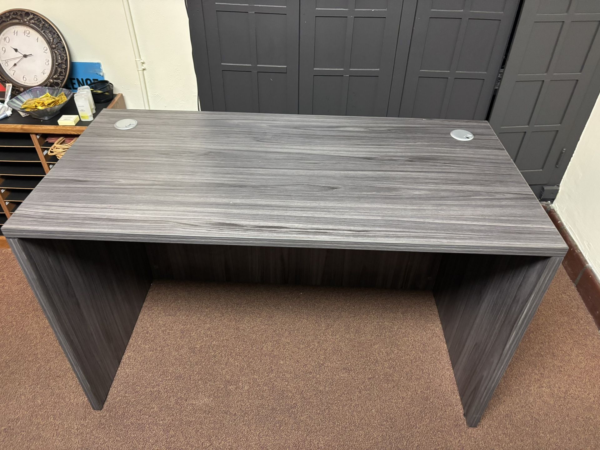 2 Grey Desk $100 Each