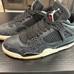 Jordan 4 Laser Black Gum