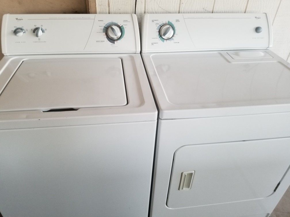 Whirlpool washer And Dryer