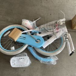 Costway 20" Kids Bike with Height Adjustable Handlebar & Seat Hand Brake & Coaster Brake Blue