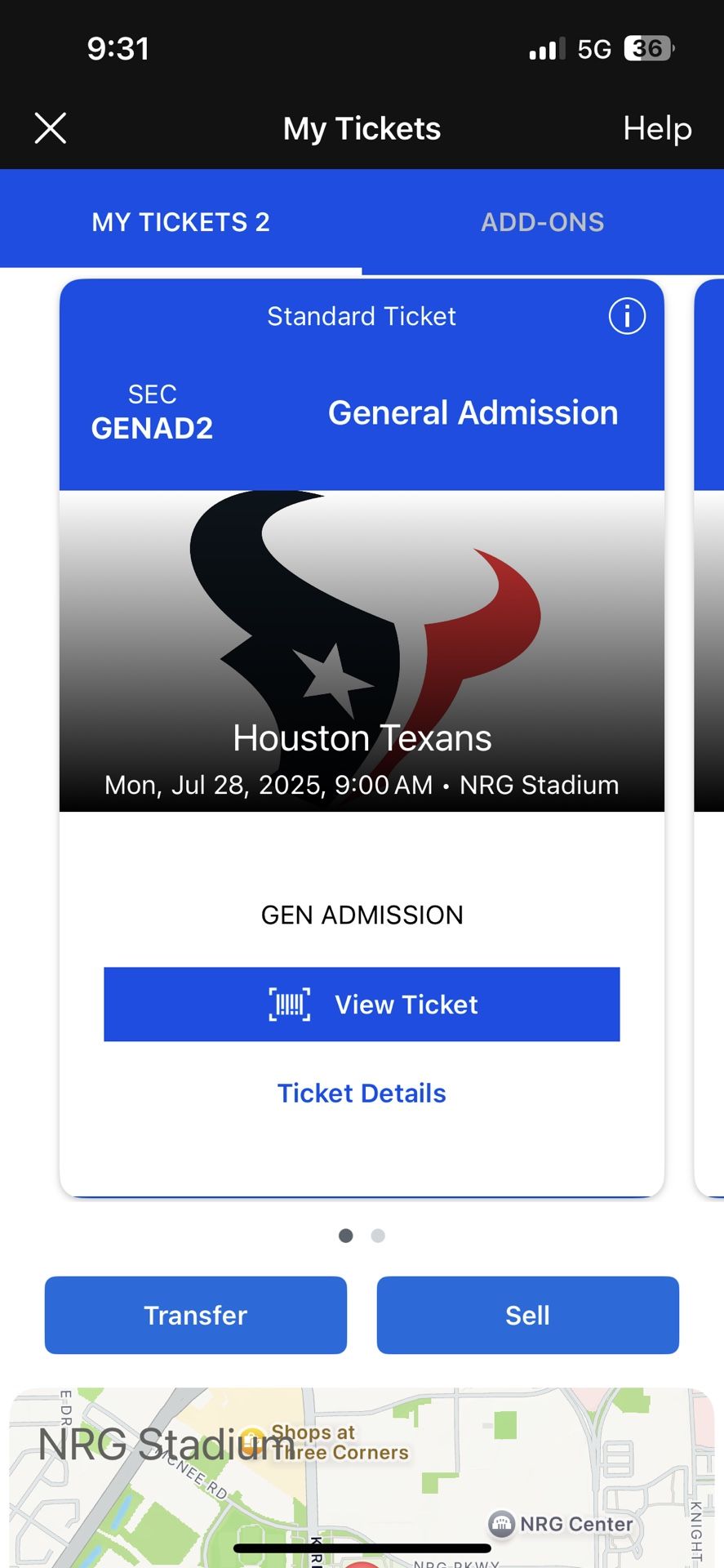 Texans Training Camp